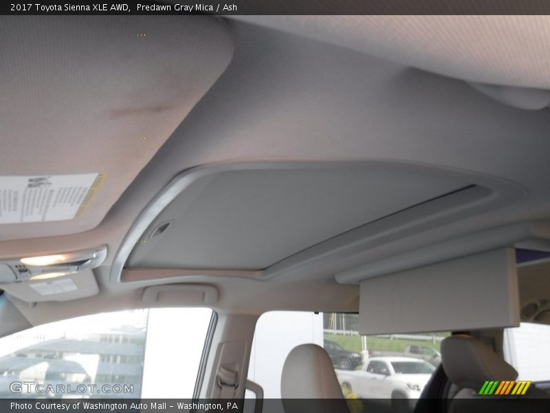 Predawn Gray Mica / Ash 2017 Toyota Sienna XLE AWD