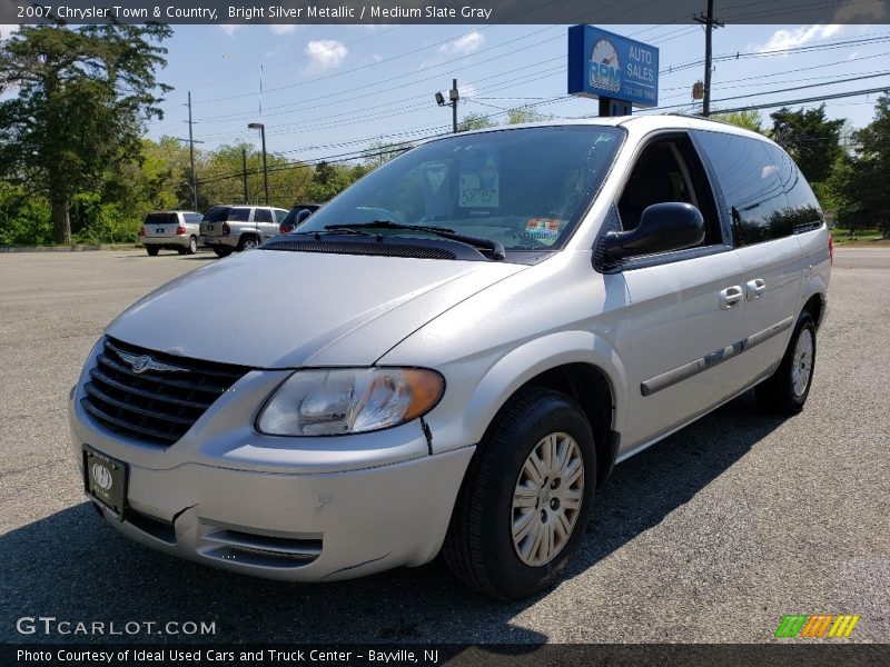 Bright Silver Metallic / Medium Slate Gray 2007 Chrysler Town & Country
