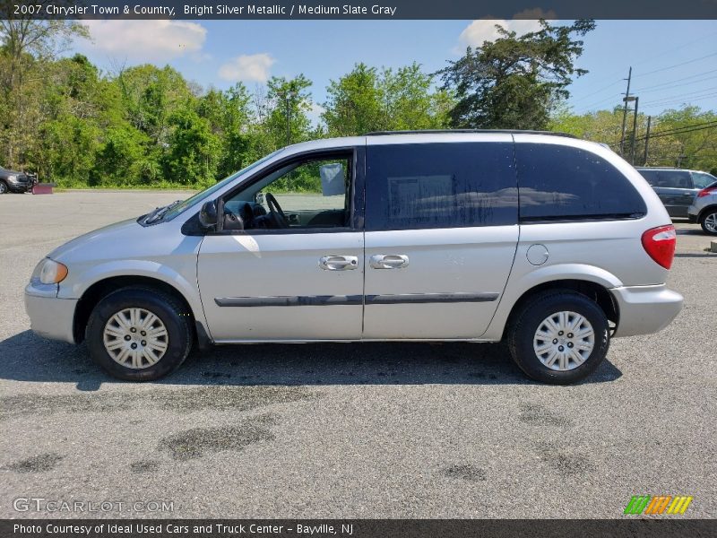 Bright Silver Metallic / Medium Slate Gray 2007 Chrysler Town & Country