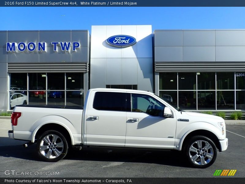 White Platinum / Limited Mojave 2016 Ford F150 Limited SuperCrew 4x4