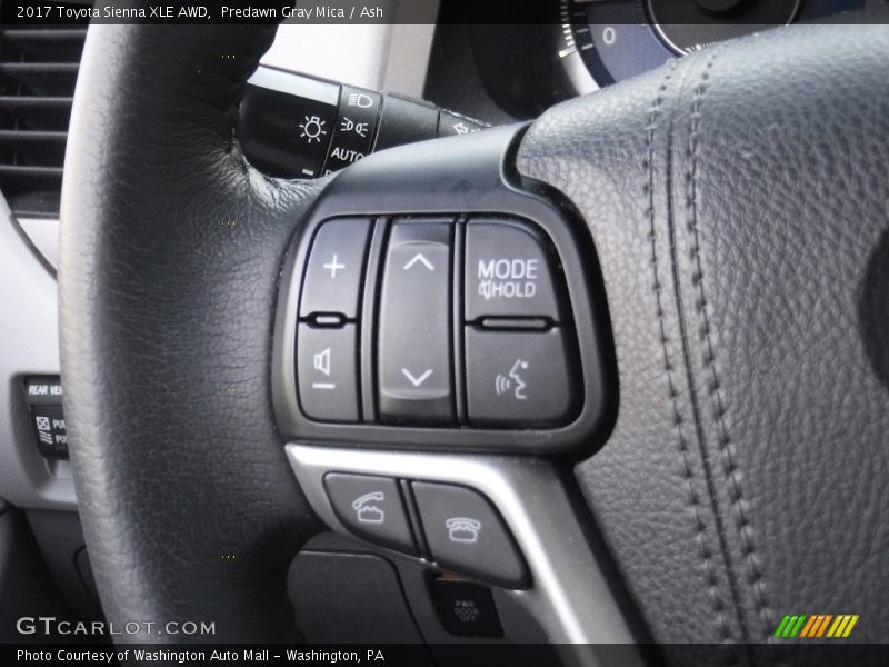 Predawn Gray Mica / Ash 2017 Toyota Sienna XLE AWD