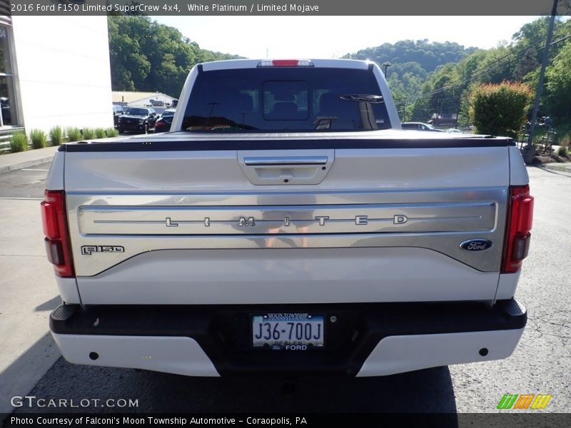 White Platinum / Limited Mojave 2016 Ford F150 Limited SuperCrew 4x4