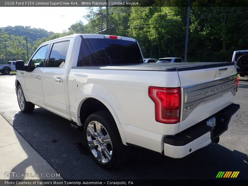 White Platinum / Limited Mojave 2016 Ford F150 Limited SuperCrew 4x4