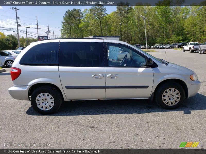 Bright Silver Metallic / Medium Slate Gray 2007 Chrysler Town & Country