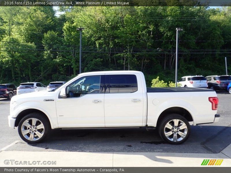 White Platinum / Limited Mojave 2016 Ford F150 Limited SuperCrew 4x4