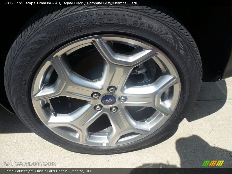 Agate Black / Chromite Gray/Charcoal Black 2019 Ford Escape Titanium 4WD