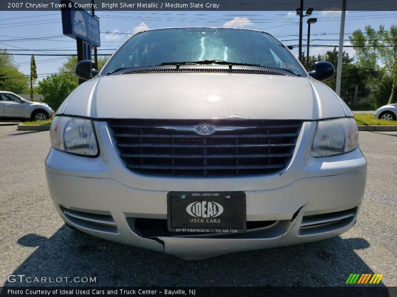 Bright Silver Metallic / Medium Slate Gray 2007 Chrysler Town & Country