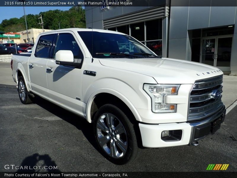 White Platinum / Limited Mojave 2016 Ford F150 Limited SuperCrew 4x4