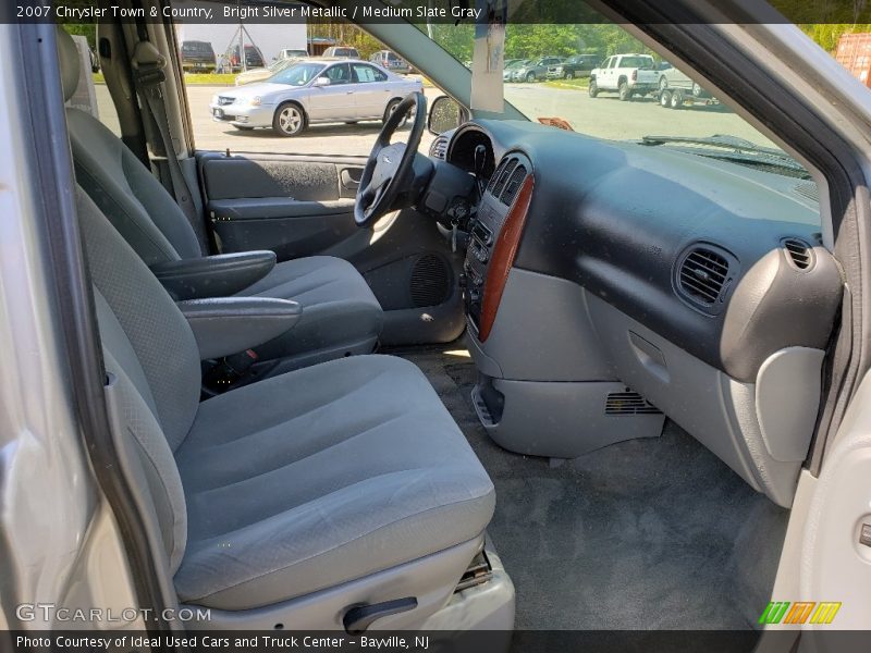 Bright Silver Metallic / Medium Slate Gray 2007 Chrysler Town & Country