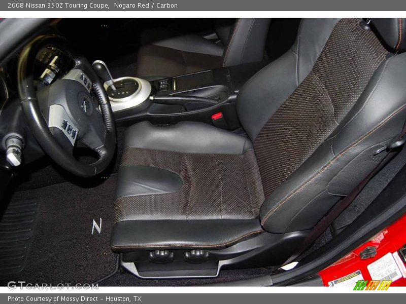 Nogaro Red / Carbon 2008 Nissan 350Z Touring Coupe