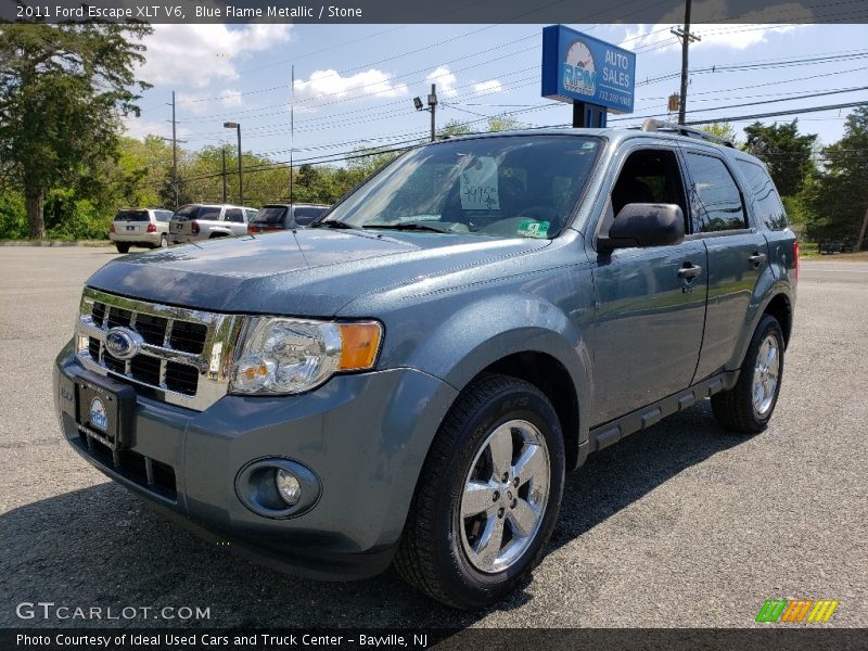 Blue Flame Metallic / Stone 2011 Ford Escape XLT V6