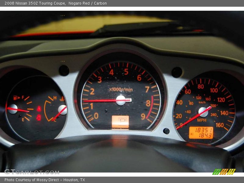 Nogaro Red / Carbon 2008 Nissan 350Z Touring Coupe