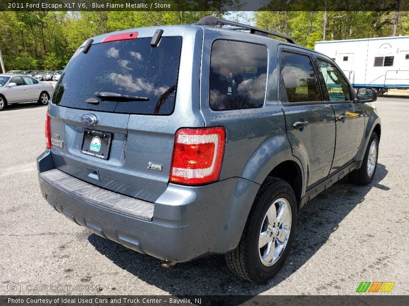 Blue Flame Metallic / Stone 2011 Ford Escape XLT V6