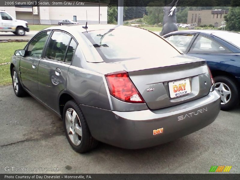 Storm Gray / Gray 2006 Saturn ION 3 Sedan