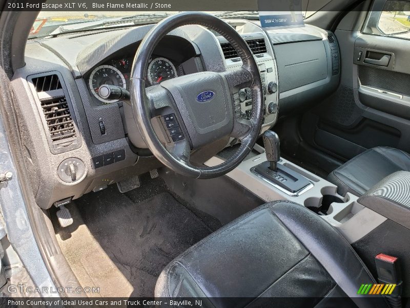 Blue Flame Metallic / Stone 2011 Ford Escape XLT V6