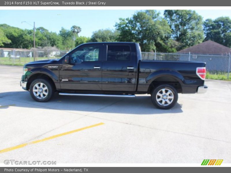 Tuxedo Black / Steel Grey 2014 Ford F150 XLT SuperCrew