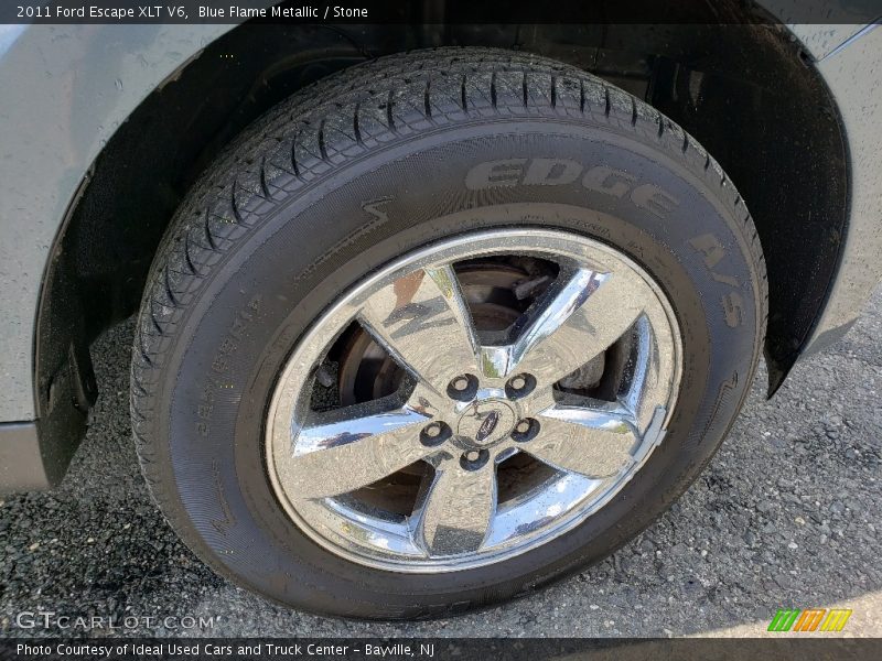 Blue Flame Metallic / Stone 2011 Ford Escape XLT V6