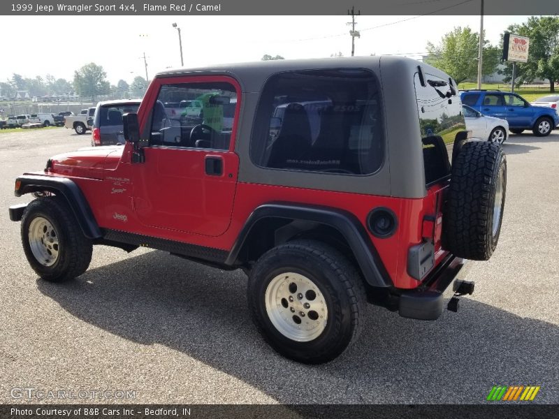 Flame Red / Camel 1999 Jeep Wrangler Sport 4x4