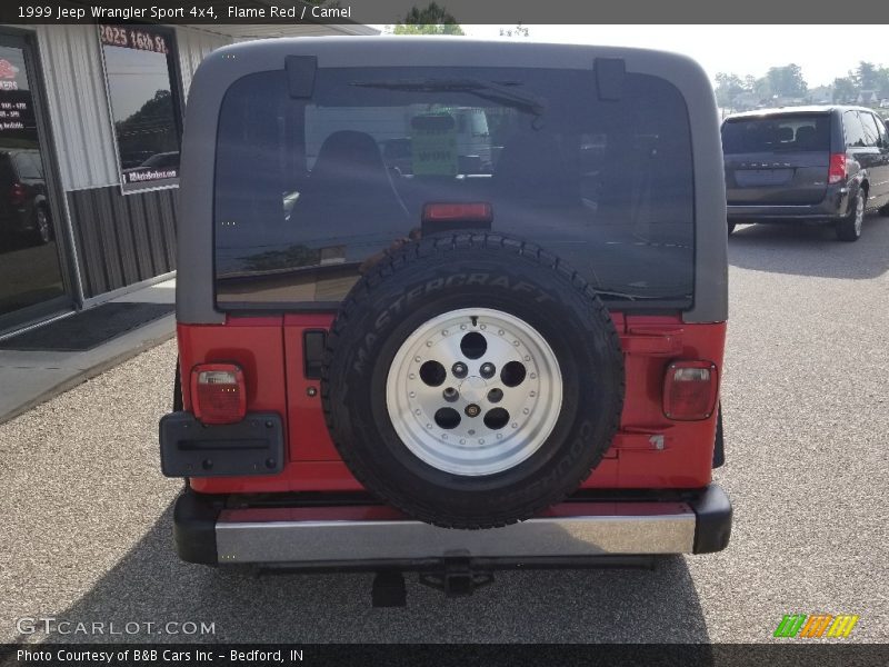 Flame Red / Camel 1999 Jeep Wrangler Sport 4x4
