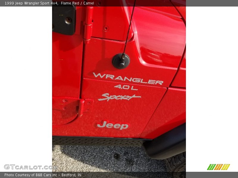 Flame Red / Camel 1999 Jeep Wrangler Sport 4x4