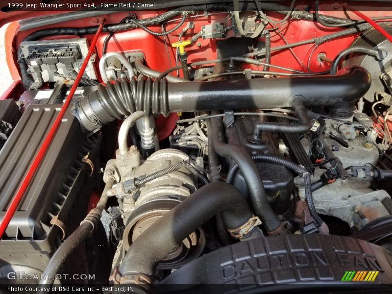 Flame Red / Camel 1999 Jeep Wrangler Sport 4x4