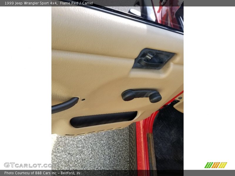 Flame Red / Camel 1999 Jeep Wrangler Sport 4x4