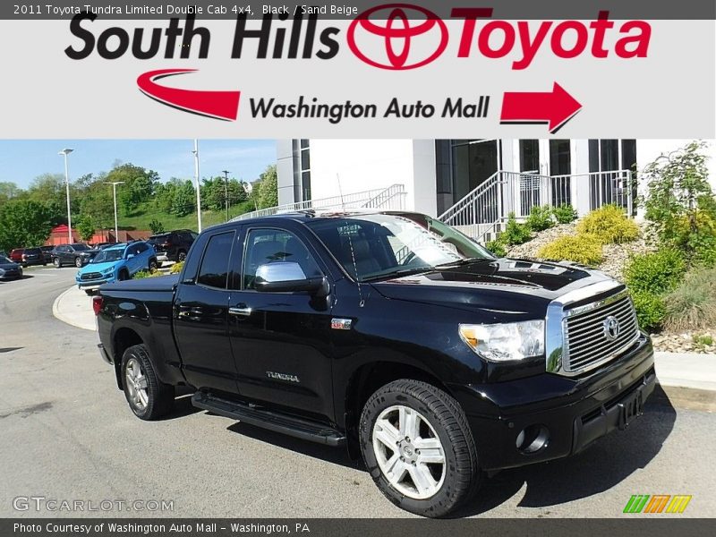 Black / Sand Beige 2011 Toyota Tundra Limited Double Cab 4x4