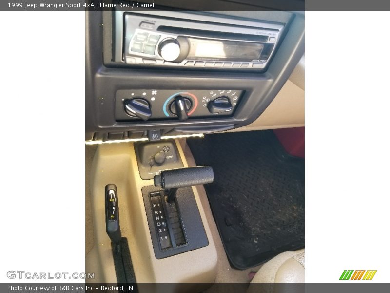 Flame Red / Camel 1999 Jeep Wrangler Sport 4x4