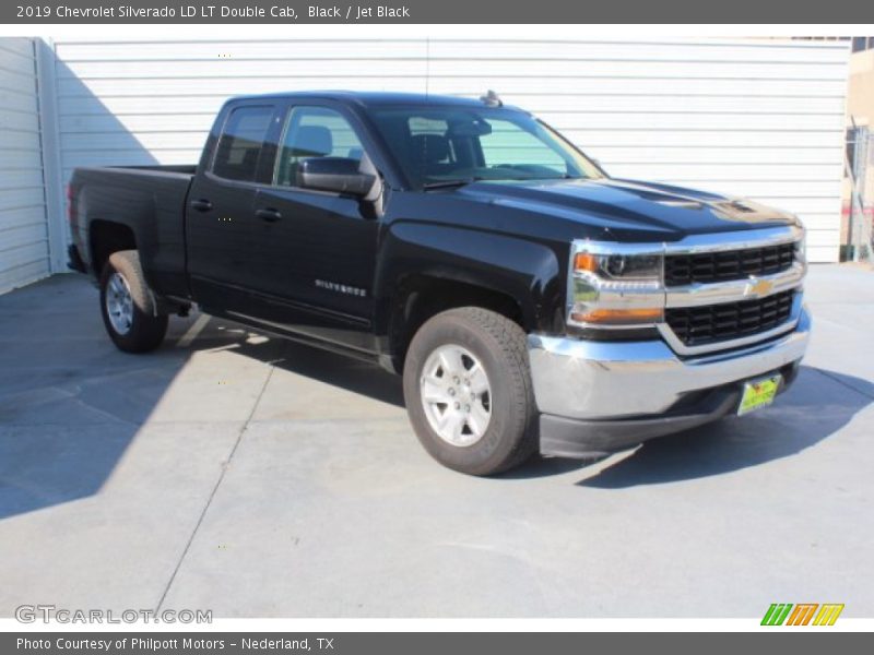 Black / Jet Black 2019 Chevrolet Silverado LD LT Double Cab