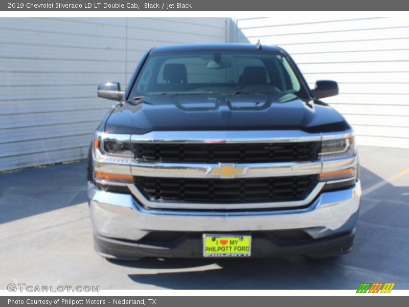 Black / Jet Black 2019 Chevrolet Silverado LD LT Double Cab