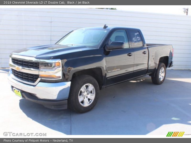 Black / Jet Black 2019 Chevrolet Silverado LD LT Double Cab