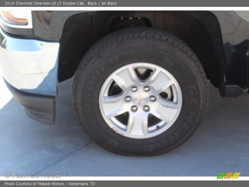 Black / Jet Black 2019 Chevrolet Silverado LD LT Double Cab