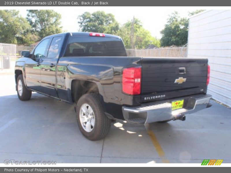 Black / Jet Black 2019 Chevrolet Silverado LD LT Double Cab