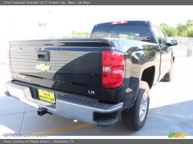 Black / Jet Black 2019 Chevrolet Silverado LD LT Double Cab