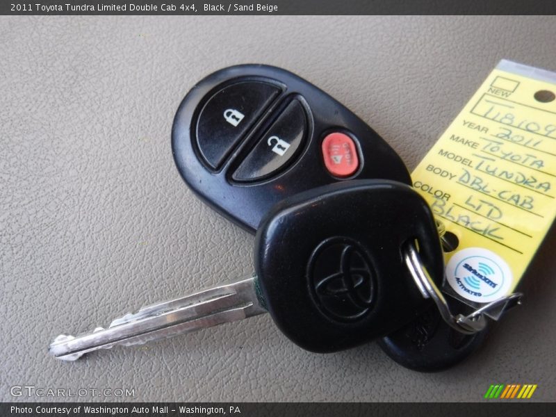 Black / Sand Beige 2011 Toyota Tundra Limited Double Cab 4x4