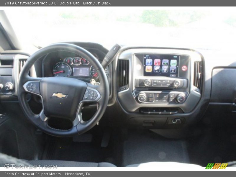 Black / Jet Black 2019 Chevrolet Silverado LD LT Double Cab
