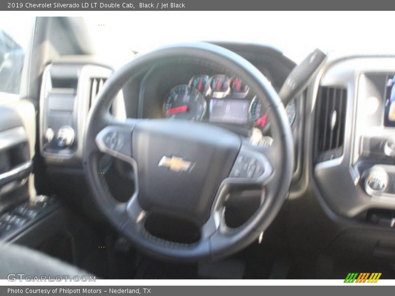 Black / Jet Black 2019 Chevrolet Silverado LD LT Double Cab