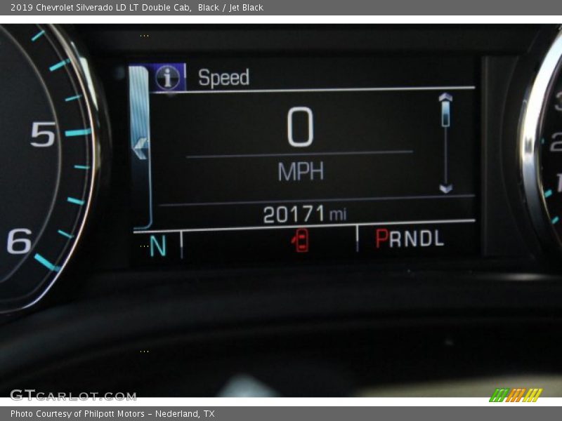 Black / Jet Black 2019 Chevrolet Silverado LD LT Double Cab