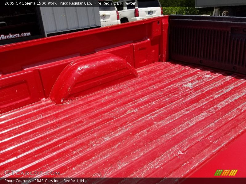 Fire Red / Dark Pewter 2005 GMC Sierra 1500 Work Truck Regular Cab