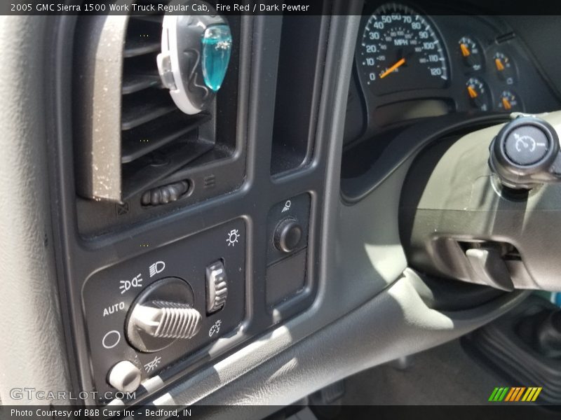 Fire Red / Dark Pewter 2005 GMC Sierra 1500 Work Truck Regular Cab