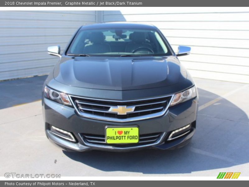 Graphite Metallic / Jet Black/Dark Titanium 2018 Chevrolet Impala Premier