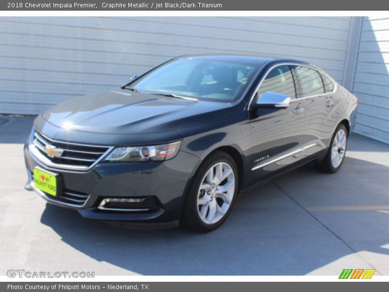 Graphite Metallic / Jet Black/Dark Titanium 2018 Chevrolet Impala Premier