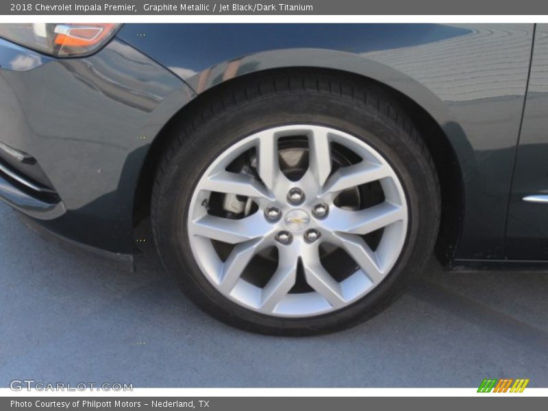Graphite Metallic / Jet Black/Dark Titanium 2018 Chevrolet Impala Premier