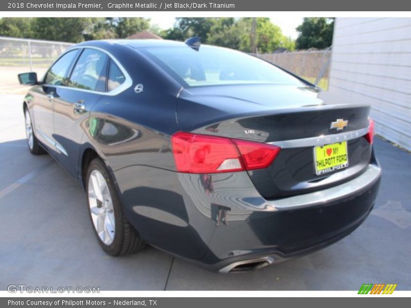 Graphite Metallic / Jet Black/Dark Titanium 2018 Chevrolet Impala Premier