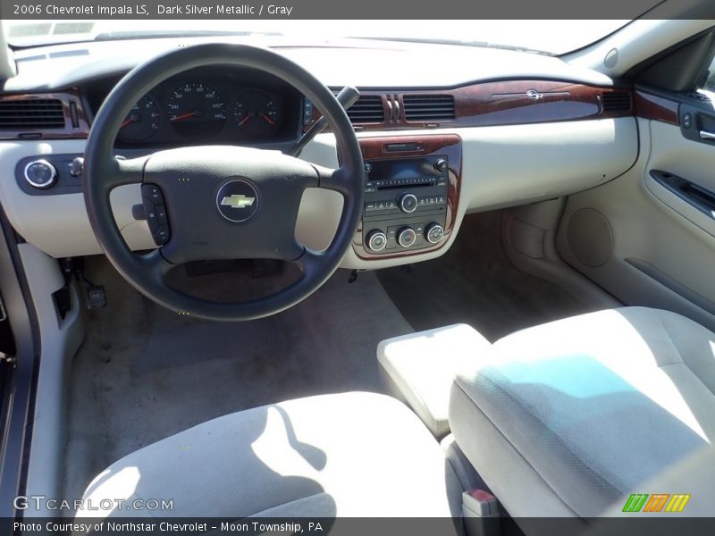 Dark Silver Metallic / Gray 2006 Chevrolet Impala LS