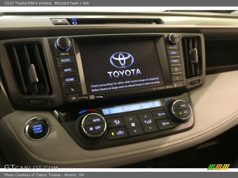 Blizzard Pearl / Ash 2016 Toyota RAV4 Limited