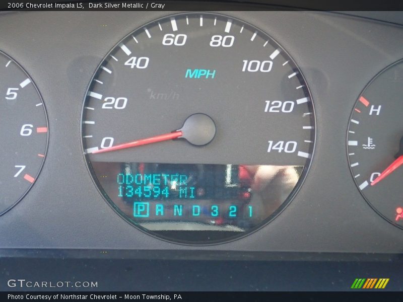 Dark Silver Metallic / Gray 2006 Chevrolet Impala LS