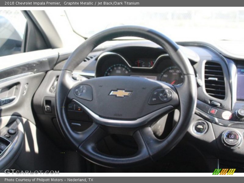 Graphite Metallic / Jet Black/Dark Titanium 2018 Chevrolet Impala Premier