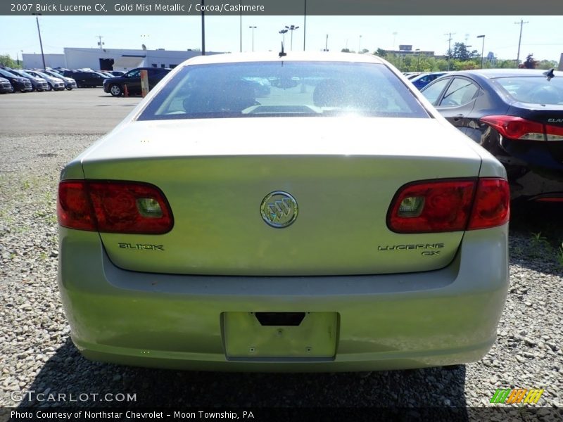 Gold Mist Metallic / Cocoa/Cashmere 2007 Buick Lucerne CX