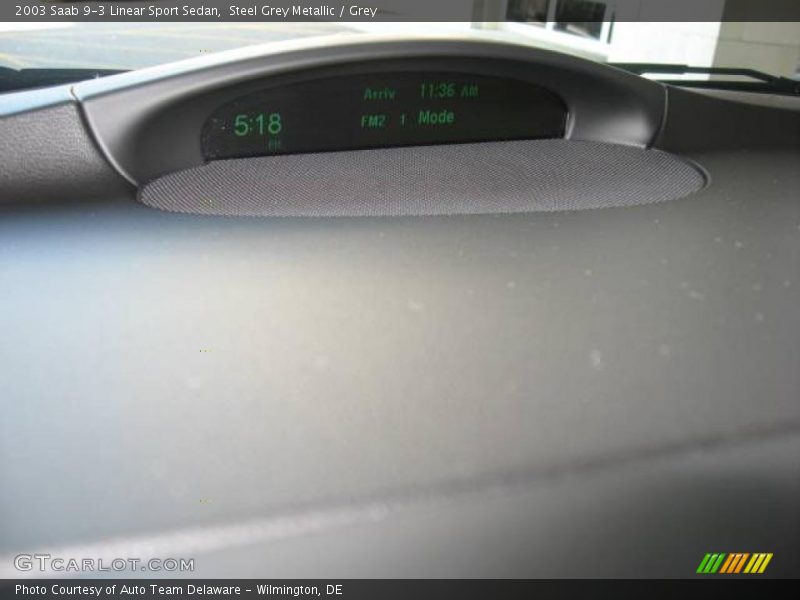 Steel Grey Metallic / Grey 2003 Saab 9-3 Linear Sport Sedan